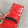 Saco elegante pequeno com arco e cadeia