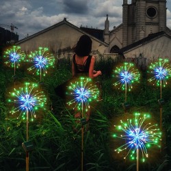 Luzes de dente-leão LED - 120 LEDS - solar alimentado