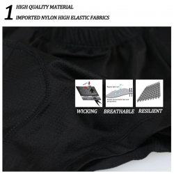 Roupa interior de ciclismo com 3D & 5D gel pad