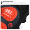 Roupa interior de ciclismo com 3D & 5D gel pad