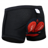 Roupa interior de ciclismo com 3D & 5D gel pad