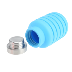 Frasco de água de silicone dobrável 500 ml