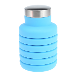Frasco de água de silicone dobrável 500 ml