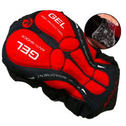 Roupa interior de ciclismo com 3D & 5D gel pad