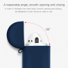 Caso de fone de ouvido de silicone macio para Apple AirPods com gancho