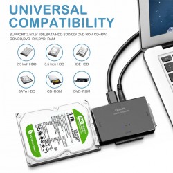 Adaptador SATA para USB IDE - USB 3.0 - Sata 2.5 3.5 disco rígido conversor HDD