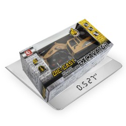 Mofun 1026 40Mhz 1/24 6CH - RC escavadora carro com luz e música