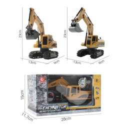 Mofun 1026 40Mhz 1/24 6CH - RC escavadora carro com luz e música