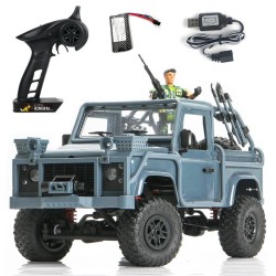 MN96 1/12 2.4G 4WD controle proporcional - carro RC com Led - caminhão off-road RTR
