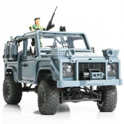 MN96 1/12 2.4G 4WD controle proporcional - carro RC com Led - caminhão off-road RTR