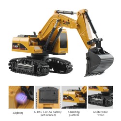 Mofun 1022 40Mhz 1/24 5CH excavator RC carCars