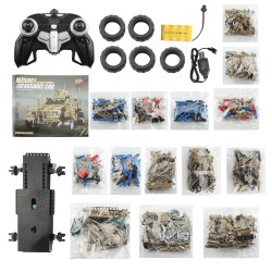 MoFun MZ6001 1/12 2.4G 4CH - DIY montar tijolos bloco - RC carro 653 pcs