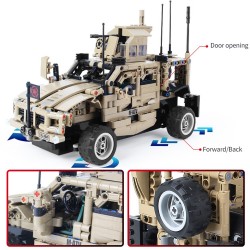 MoFun MZ6001 1/12 2.4G 4CH - DIY montar tijolos bloco - RC carro 653 pcs