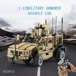 MoFun MZ6001 1/12 2.4G 4CH - DIY montar tijolos bloco - RC carro 653 pcs