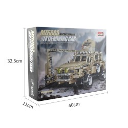 MoFun MZ6003 2.4G 1/12 military RC car truck self-build block 768 pcsCars