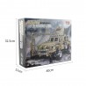 MoFun MZ6003 2.4G 1/12 military RC car truck self-build block 768 pcsCars
