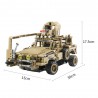 MoFun MZ6003 2.4G 1/12 military RC car truck self-build block 768 pcsCars