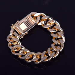 Pulseira de luxo com zircons
