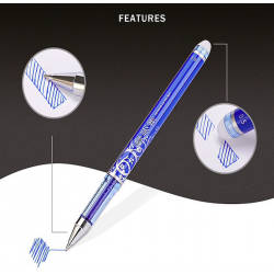 Ponto de bola caneta apagável com 0,5 mm nib