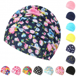 chapéu de natação de nylon elástico - unisex