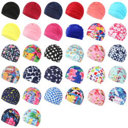 chapéu de natação de nylon elástico - unisex