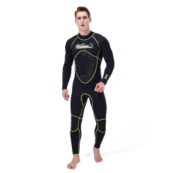 terno de mergulho de 3mm - fato de banho de corpo completo neoprene
