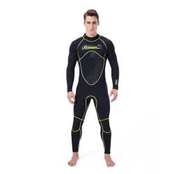 terno de mergulho de 3mm - fato de banho de corpo completo neoprene