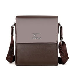 Conjunto de crossbody de couro e saco de ombro