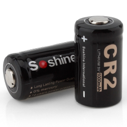 CR 2 - 3V 1000mAh bateria 2 peças