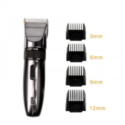 cortador de cabelo elétrico - recarregável - sem fio - comprimentos ajustáveis