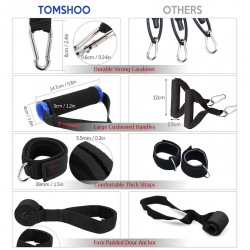 Yoga & fitness resistance bands - 17 pieces set with bagEquipment