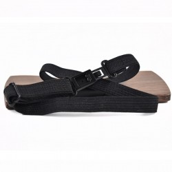 laço de madeira na moda gravata e punhos - conjunto