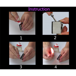 Metal flint match lighter - camping - emergency fire starter - 1500 timesSurvival tools