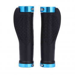Borracha antiderrapante - apertos de guiador - para moto MTB - extremidades de bloqueio - 2 peças