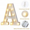 Letras e números luminosos - luz noturna LED - alfabeto