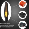 12 LED - luzes de sinal de volta de motocicleta - indicadores para Kawasaki & Harley 2 pcs