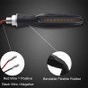 12 LED - luzes de sinal de volta de motocicleta - indicadores para Kawasaki & Harley 2 pcs