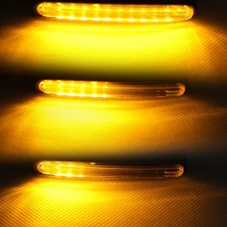 12 LED - luzes de sinal de volta de motocicleta - indicadores para Kawasaki & Harley 2 pcs
