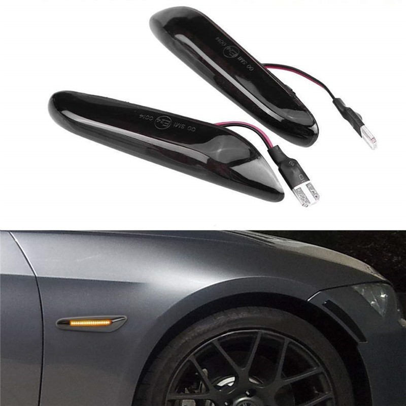 Smoke 16 LED - side marker light - turn signal indicators for BMW E90 E91 E92 E39 E60 E46 E83 E53 E36 - 2 pcsLights & lighting Smoke 16 LED - side marker light - turn signal indicators for BMW E90 E91 E92 E39 E60 E46 E83 E53 E36 - 2 pcsLights & lighting