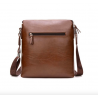Crossbody couro na moda e bolsa de ombro com carteira*