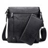 Crossbody couro na moda e bolsa de ombro com carteira*