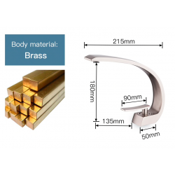 Brass basin faucet - hot & cold waterKitchen faucets