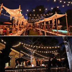 bolas de cristal LED solar - luzes de Natal impermeável