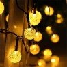 bolas de cristal LED solar - luzes de Natal impermeável