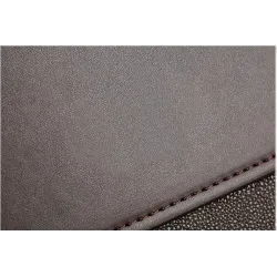 Bolsa de couro de ombro e crossbody clássico vintage