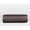 Bolsa de couro de ombro e crossbody clássico vintage