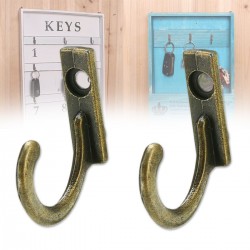 Antique parede montada ganchos 10 peças