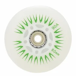 Rodas de borracha piscando para patins de rolo - LED
