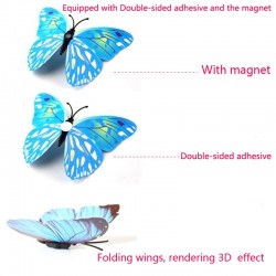 Manteigas 3D adesivos de parede - ímãs frigorífico - 12 peças