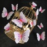 3D butterfly - wall sticker with magnet 12 piecesWall stickers